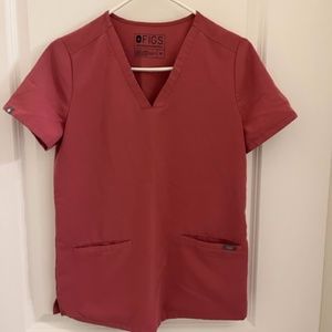 Figs Casma scrub top mauve, XS